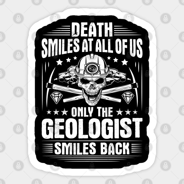 Geology Geologist Earth Science Scientist Gift Sticker by Krautshirts